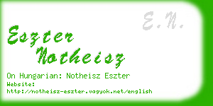 eszter notheisz business card